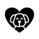 dog heart icon