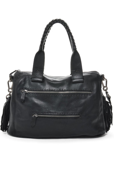 Joel Shoulder Bag/Cross-body with 2 Front Zipper Pockets and 1 Back ...