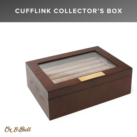Cufflink Collector's Box | Ox & Bull Trading Co.