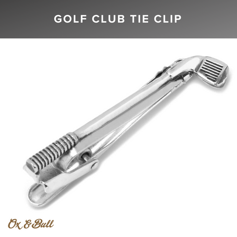 Golf Club Tie Clip | Ox & Bull Trading Co.