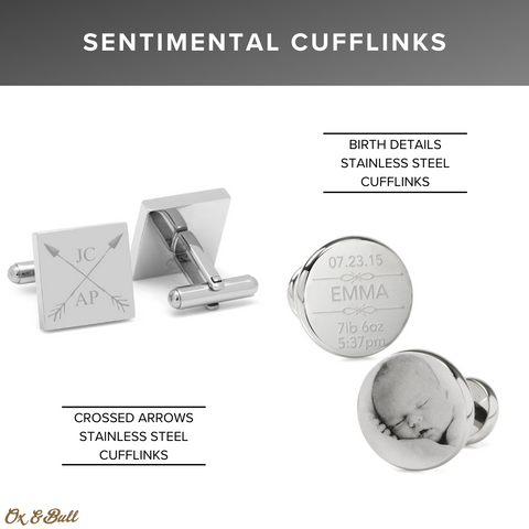 Sentimental Cufflinks | Ox & Bull Trading Co.