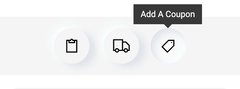 add a coupon icon