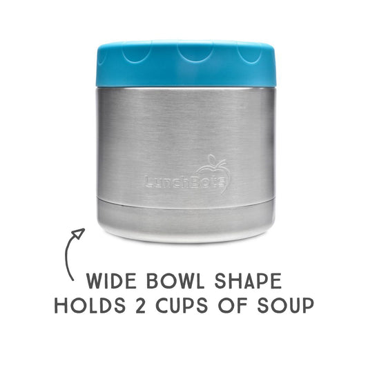 12 Oz Triple Insulated Food Container - Hot 6 Hours Or Cold 12 Hours - Leak  Proof Thermos Soup Jar - All Stainless Interior