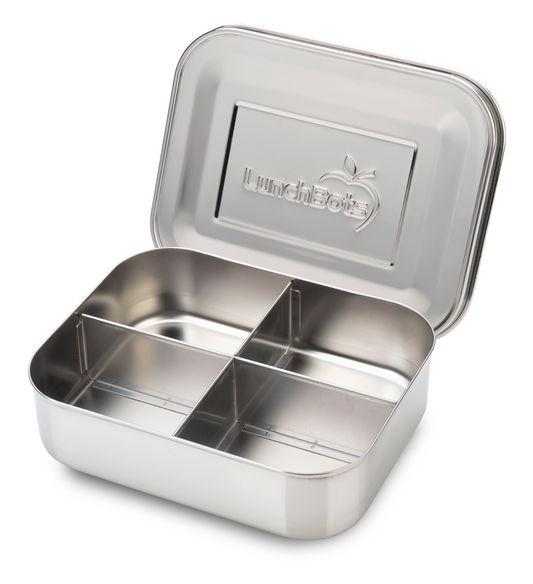 LunchBots Large Cinco Stainless Steel Lunch Container - Five