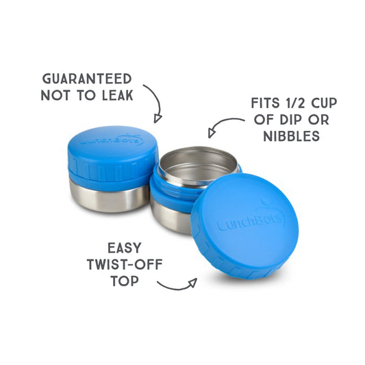 Tavva® Dips 3X1.7 oz Stainless Steel Containers Set