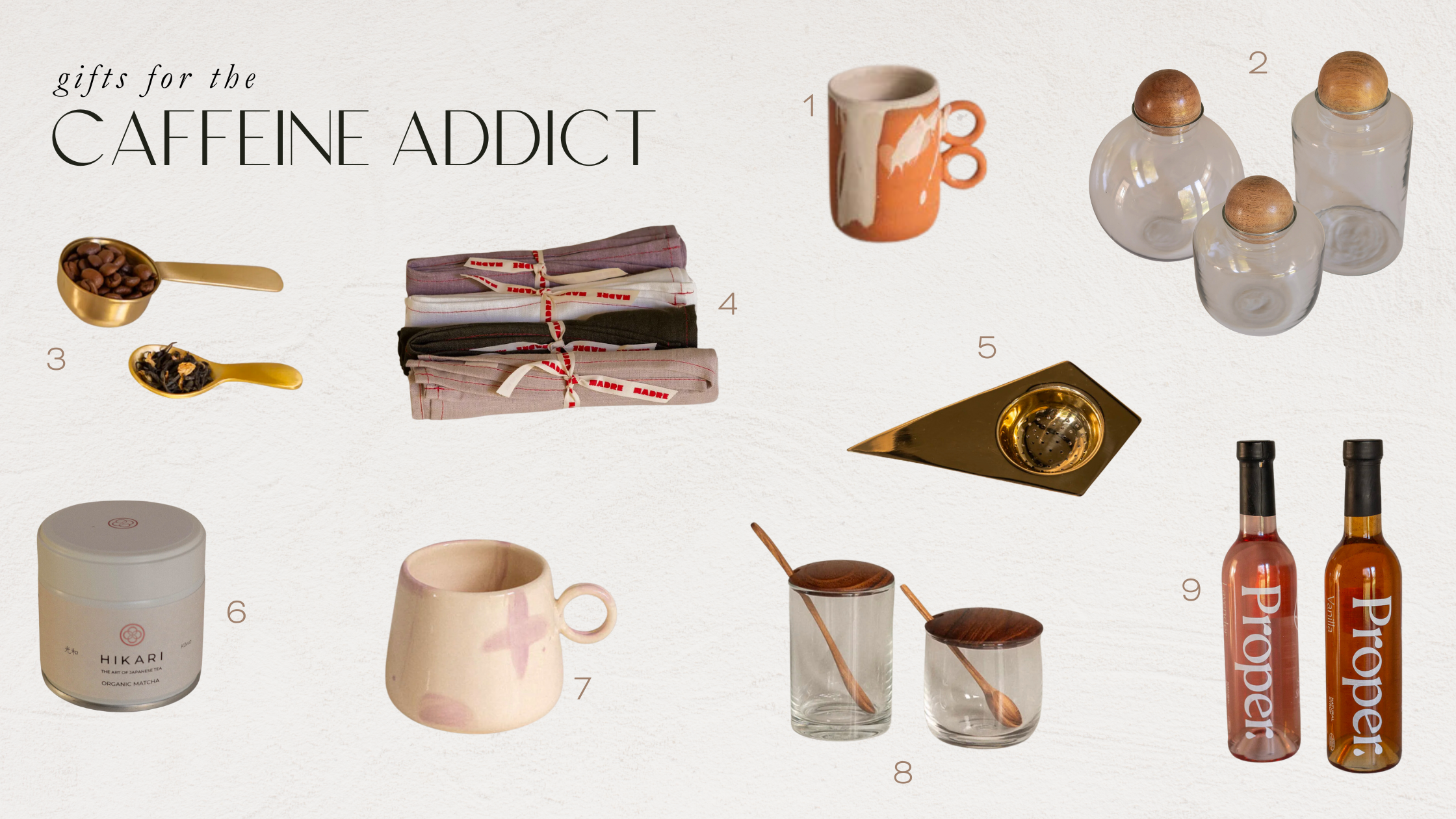 Holiday Gift Guide - Gifts for the Caffeine Addict