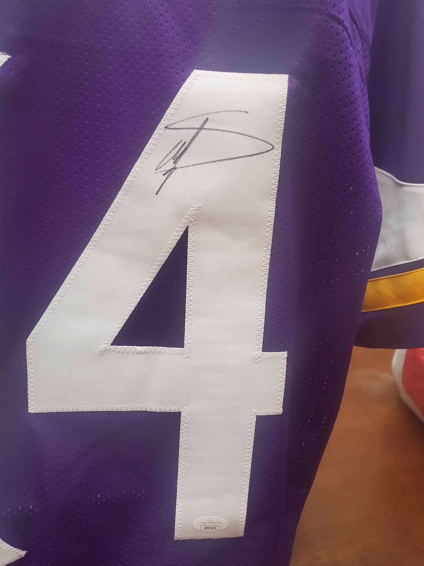 stefon diggs autographed jersey