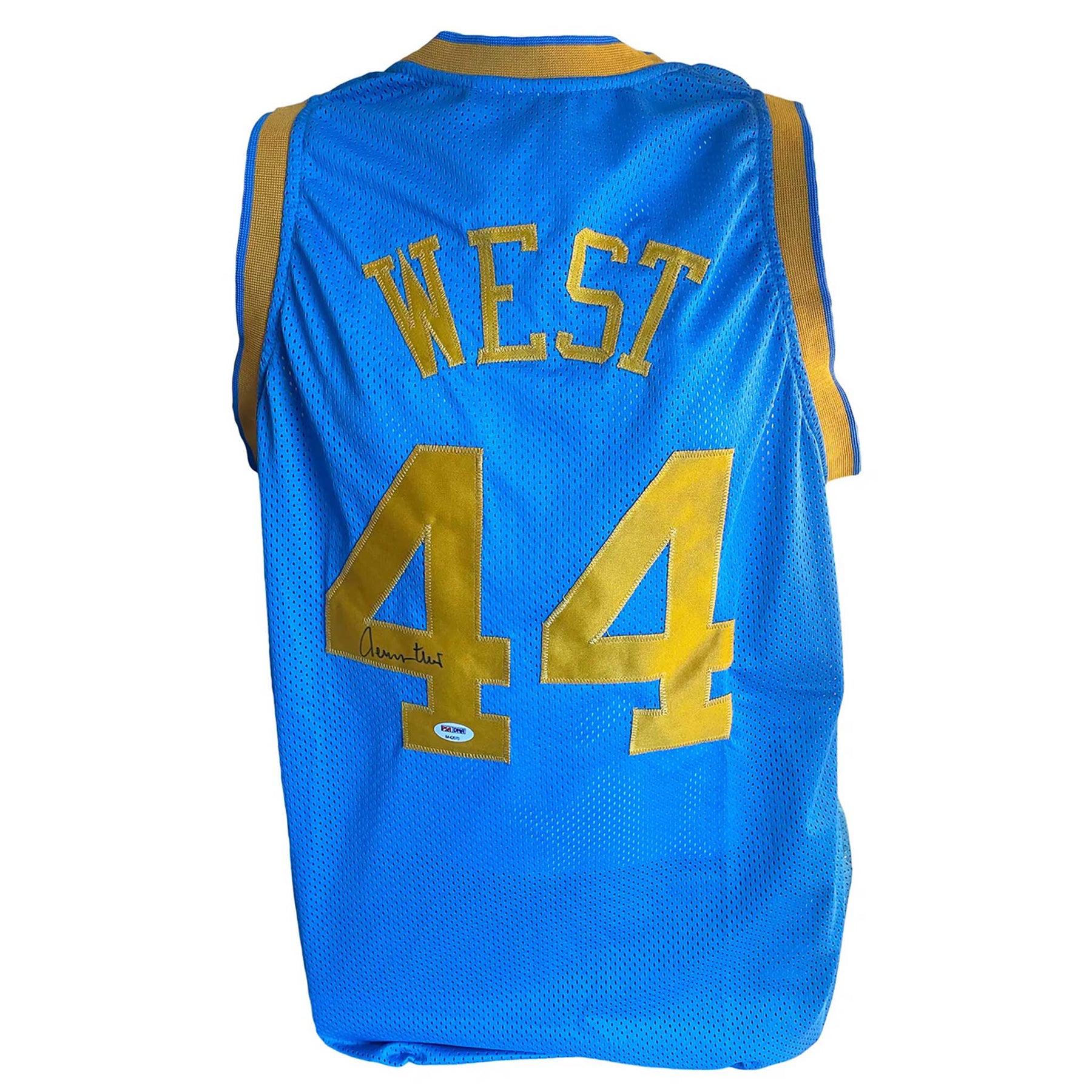 JERRY WEST Signed Custom L.A. LAKERS JERSEY w/ JSA Witnessed COA