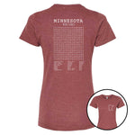 Minnesota Word Search Women's T-Shirt
