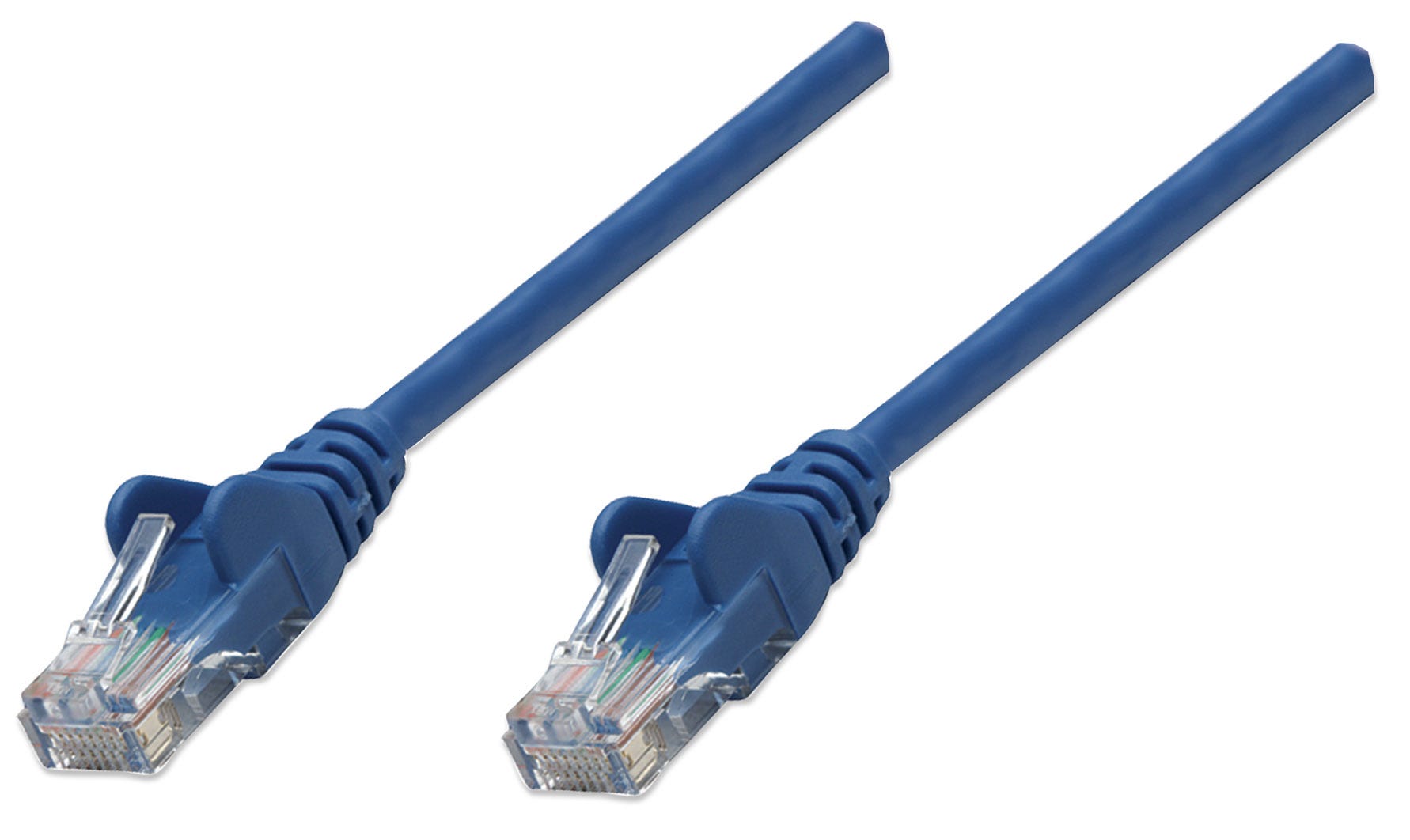 CAT5e BOOT PATCH CORD .5 FT BLUE