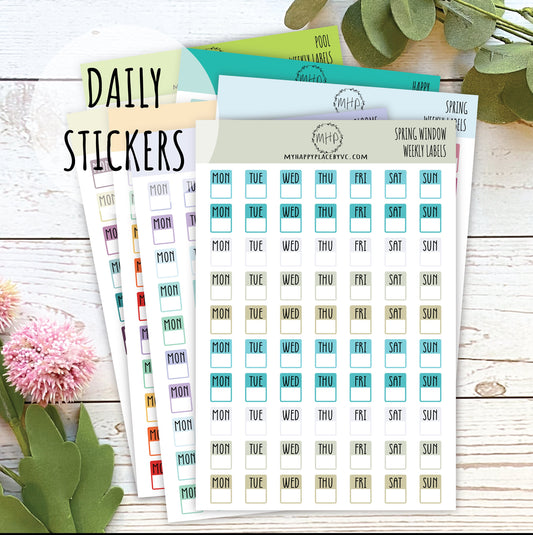  Month bundle For Buju, Monthly stickers for scrap booking or  planning, 300+ stickers, January-December planner stickers, Calendar  Stickers for Adults : Handmade Products