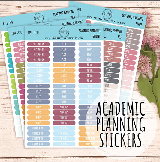 Planner Stickers for Dance Class Schedules. College Planner. Teacher S – My  Happy Place Stickers