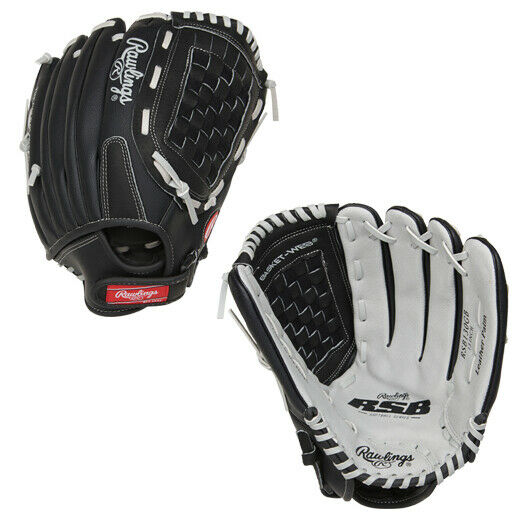 RAWLINGS SOFTBALL SERIES BALL GLOVE BASKET WEB 13" - RIGHT HAND