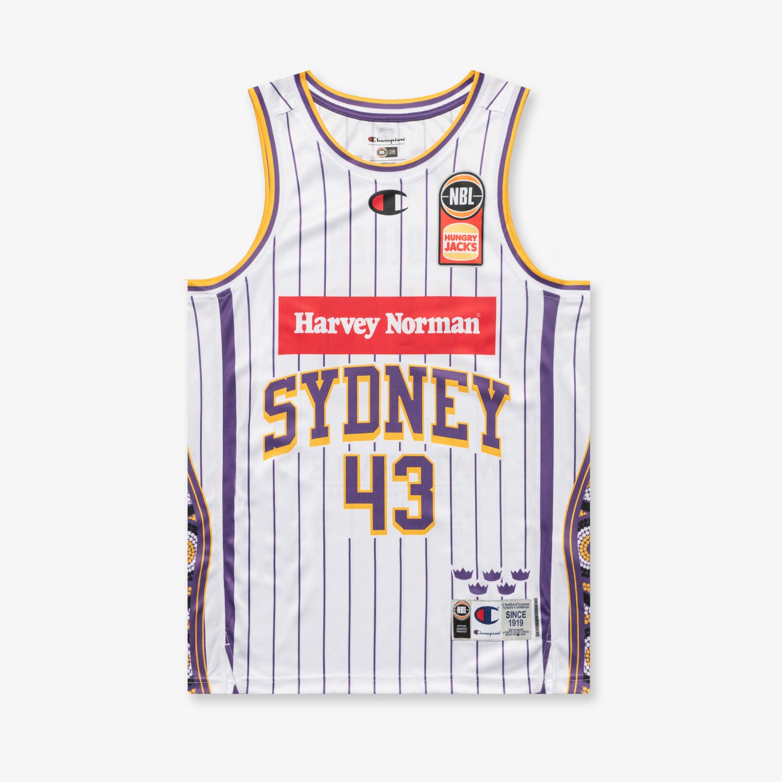 Xavier Cooks Sydney Kings Throwback Heritage Authentic Youth Jersey 