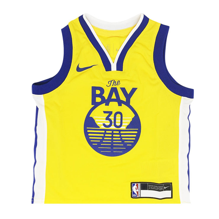 youth golden state warriors stephen curry royal swingman basketball jersey