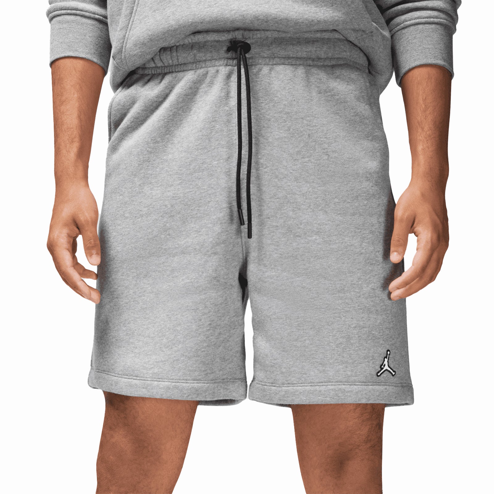 grey jordan sweat shorts