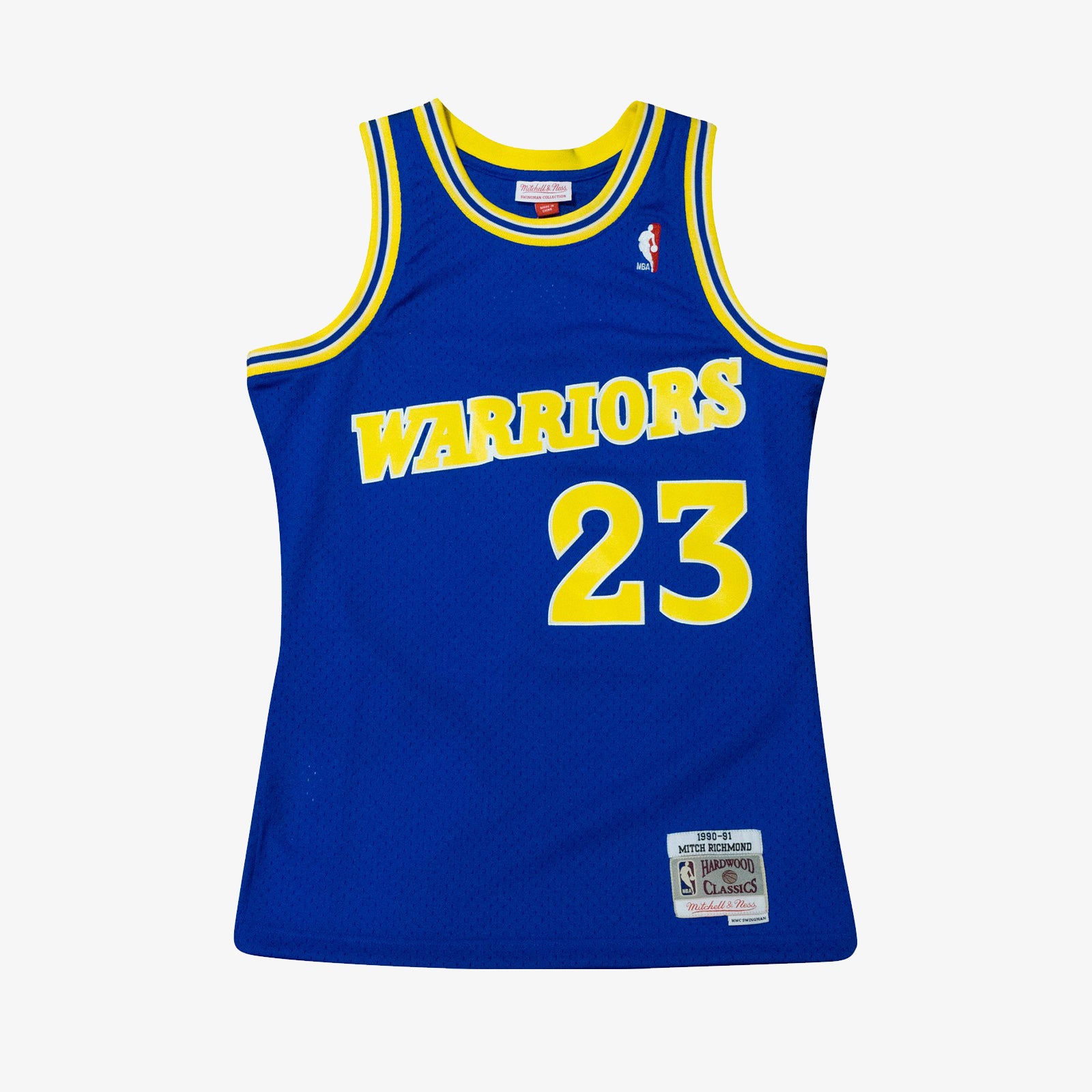 Golden State Warriors Mitch Richmond 90 91 Hwc Swingman Jersey Royal Throwback