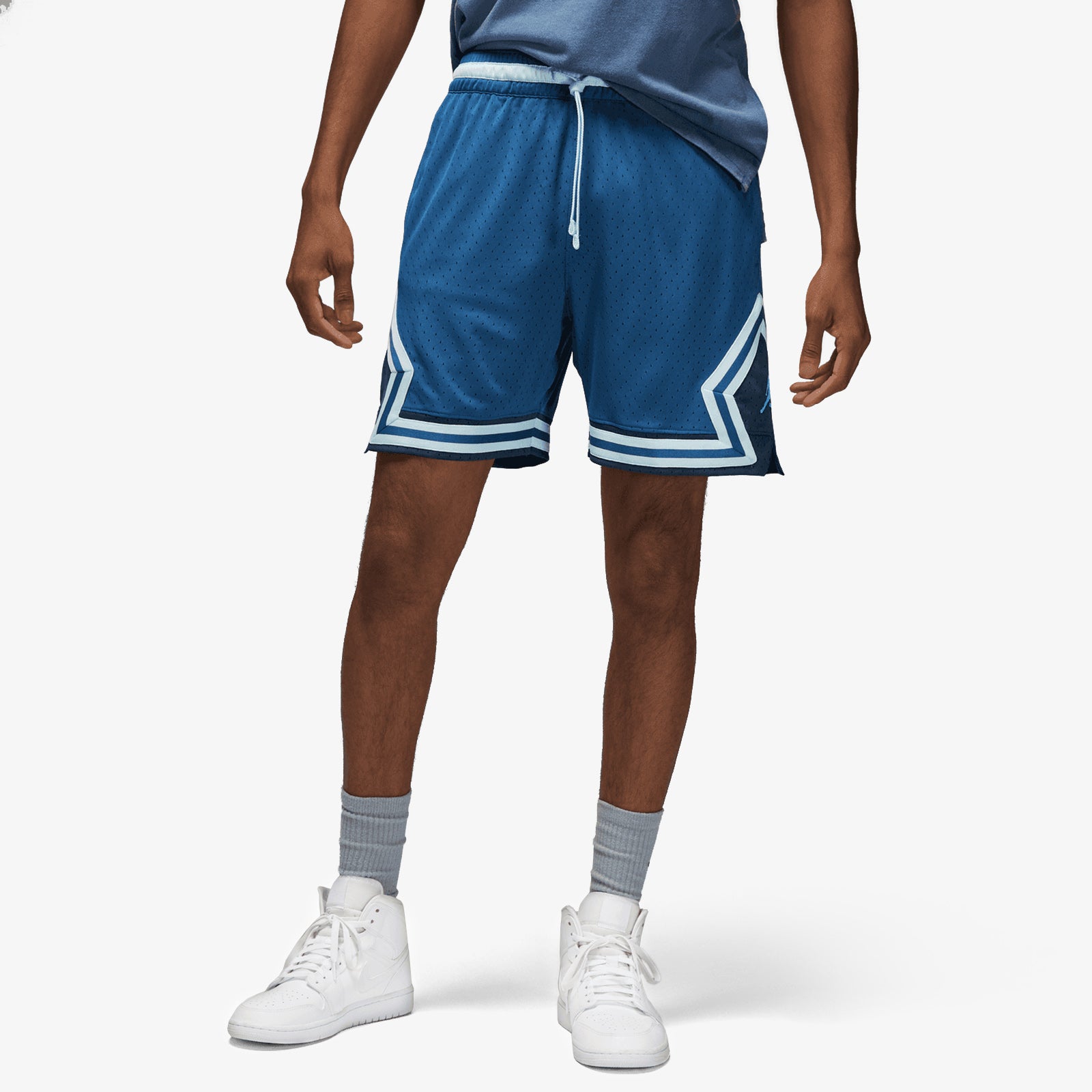 Jordan Sport Dri-FIT Diamond Shorts - Blue - Throwback