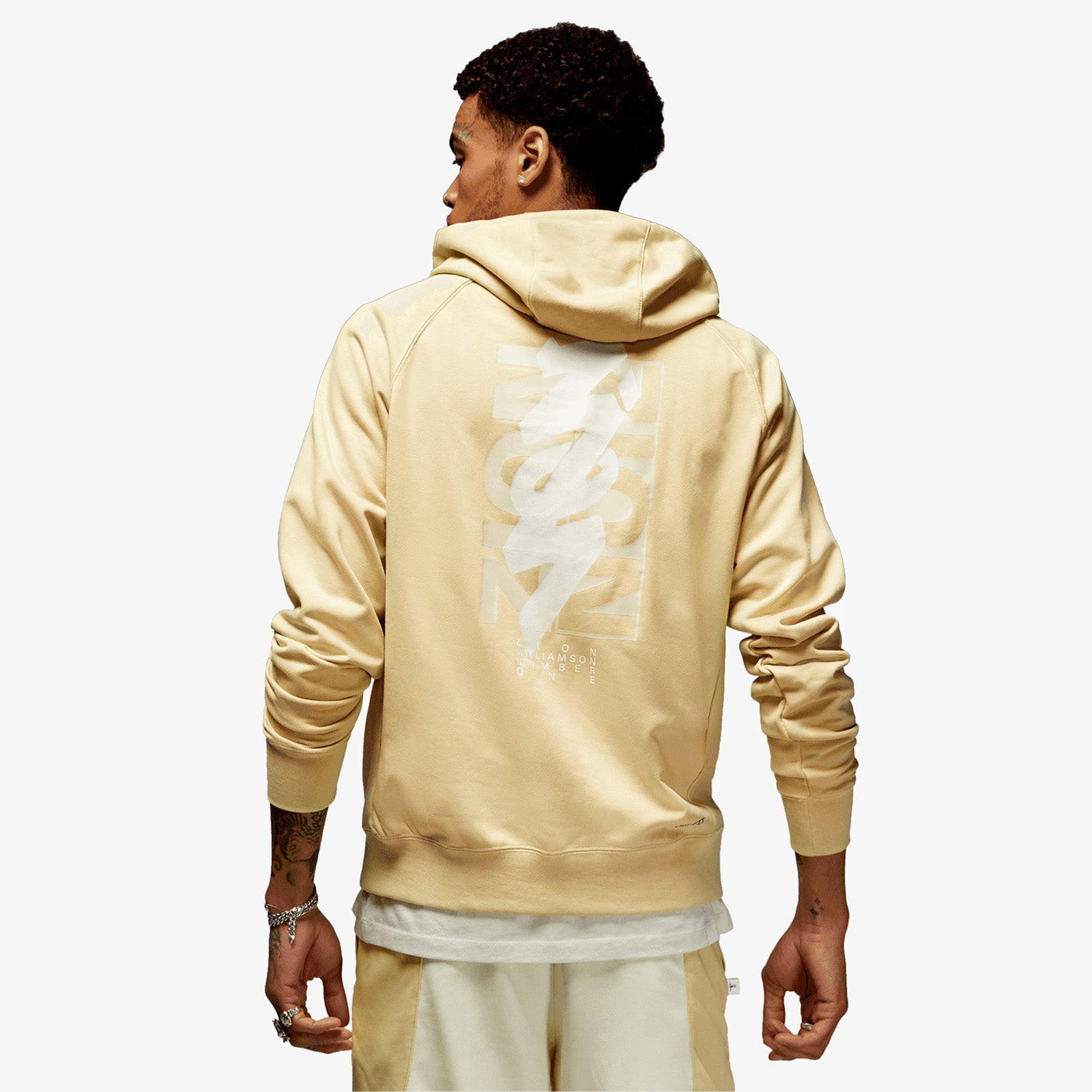 gold jordan hoodie