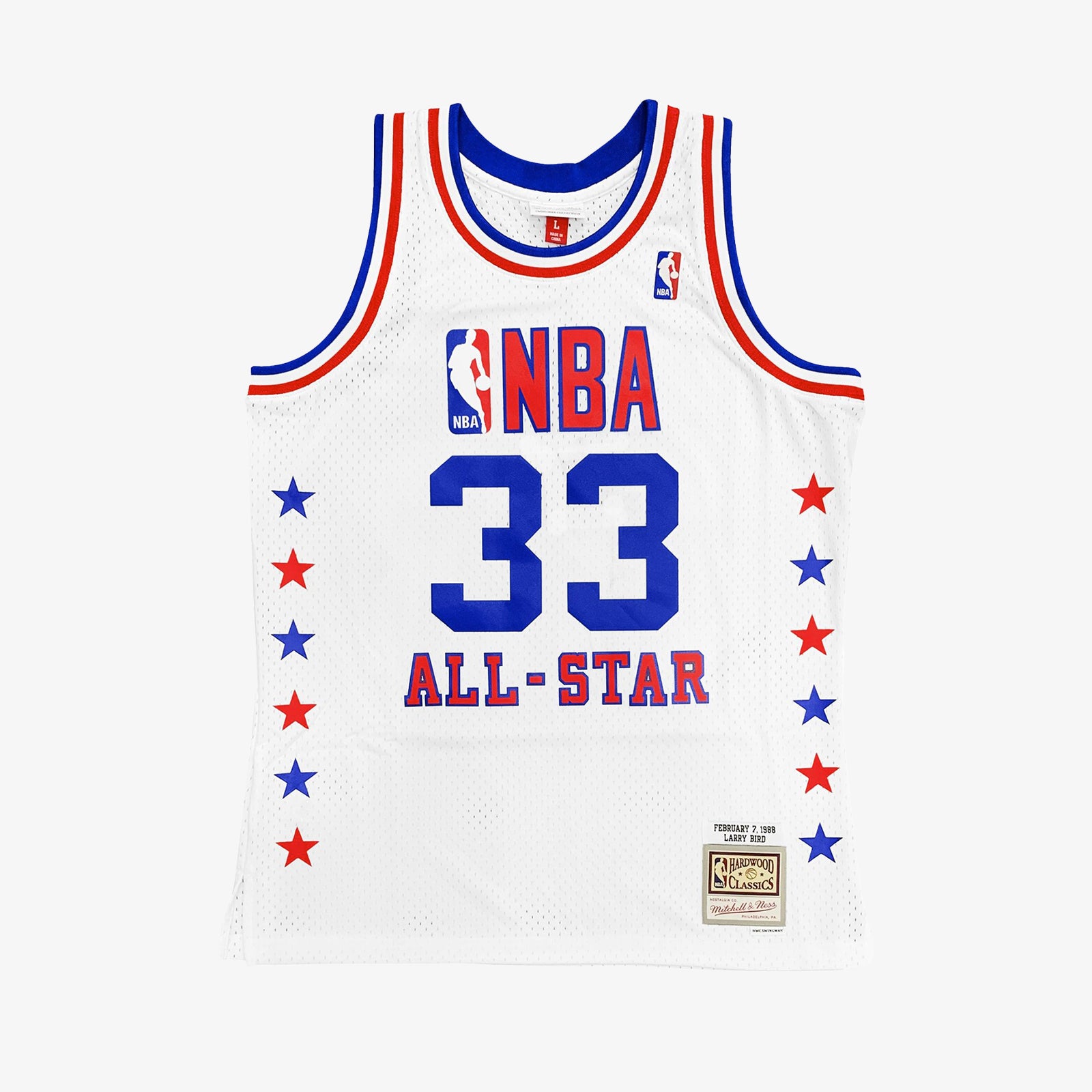 larry bird all star jersey