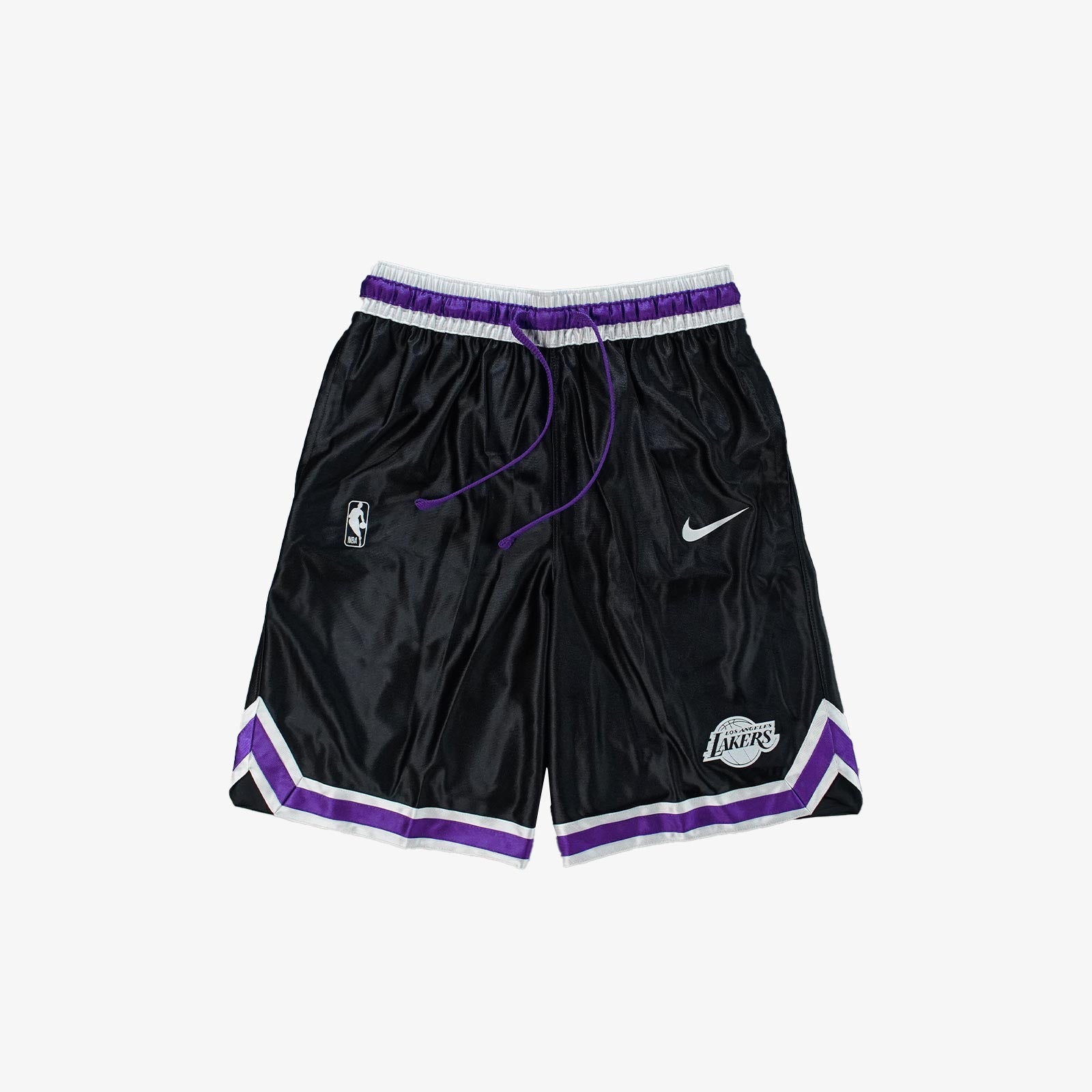 nike lakers shorts black