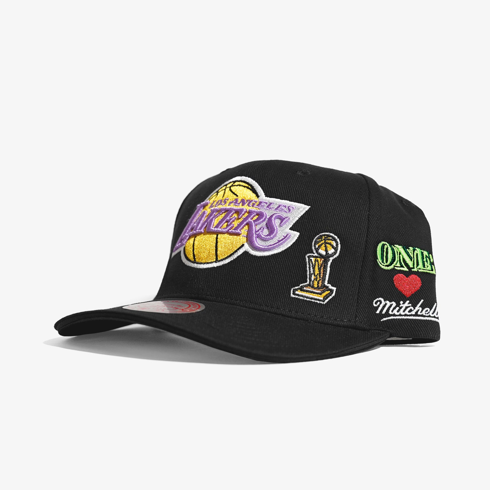 Los Angeles Lakers Hat NBA Team Arch Pro Crown Snapback Mitchell Ness