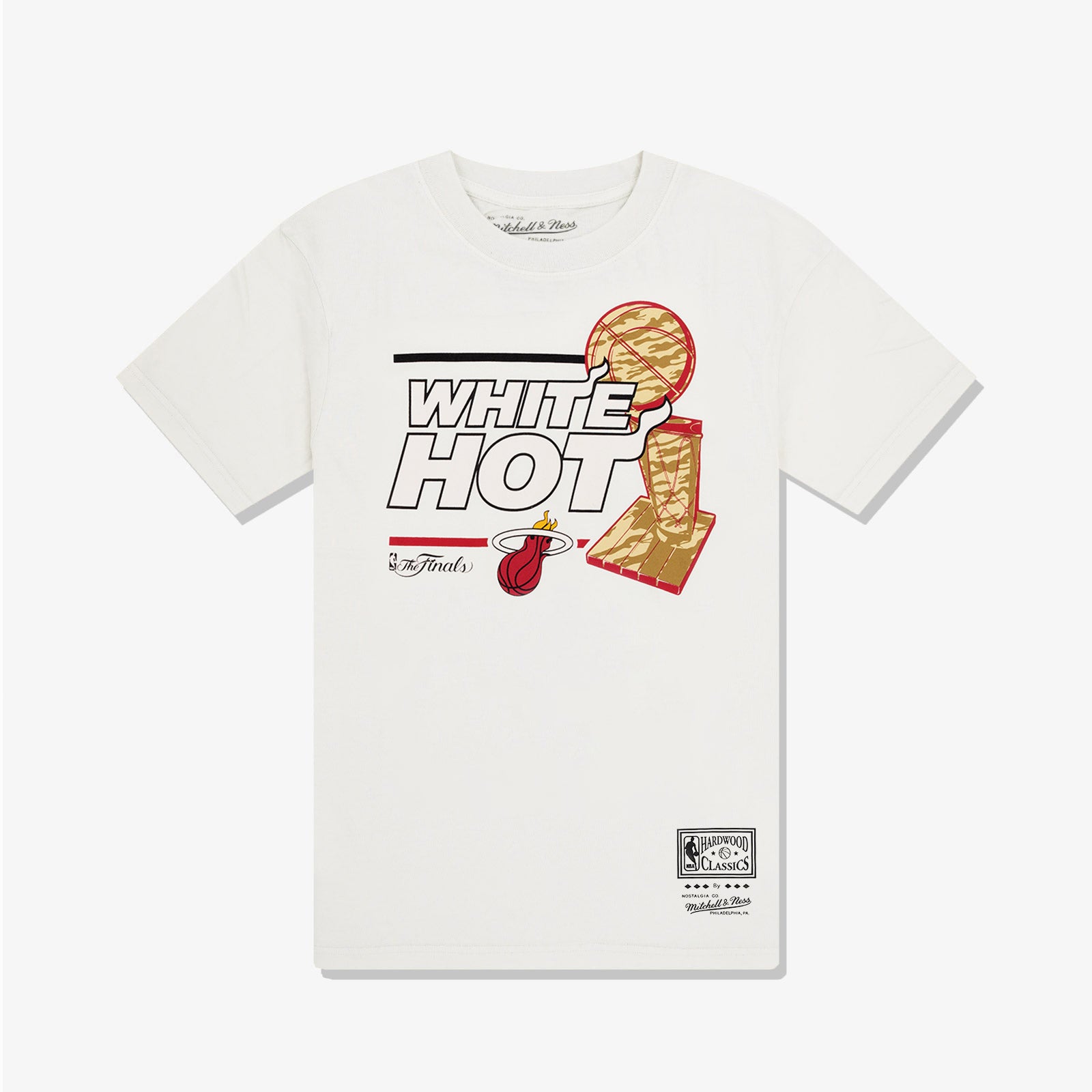 Miami Heat City Edition T-Shirt - White - Throwback