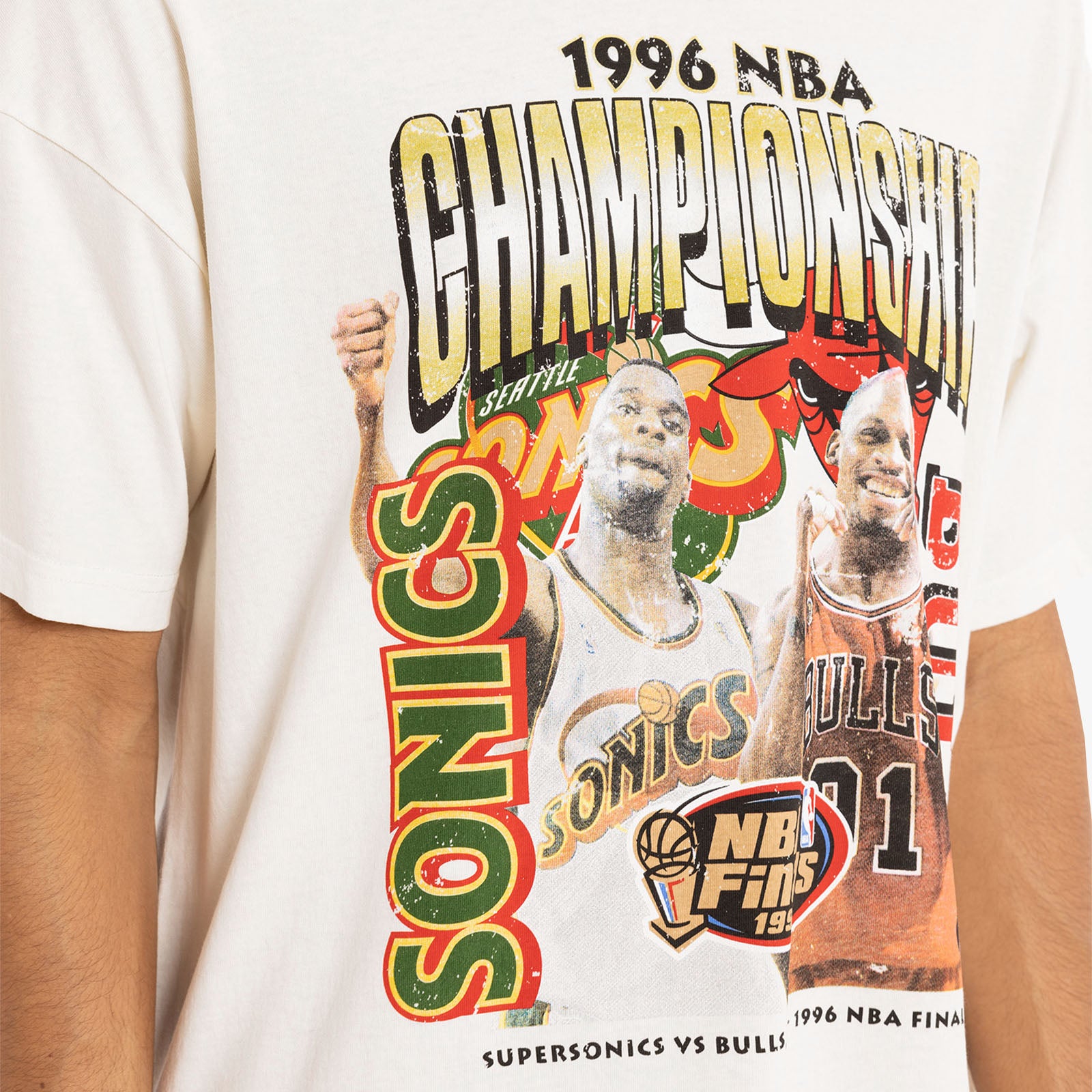 1996 Nba finals Sonics Bulls バスケ Tシャツ