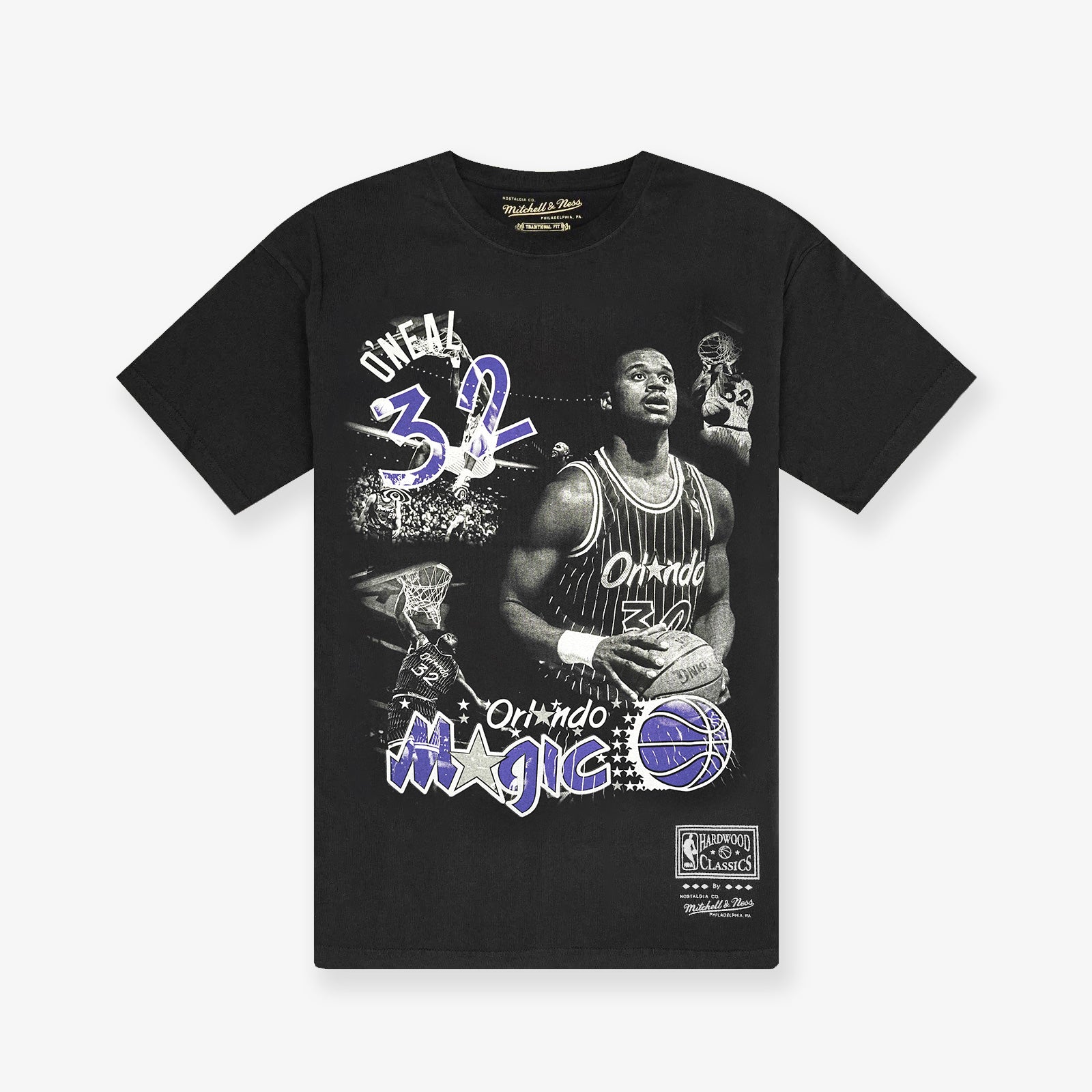 Shaquille O'Neal Orlando Magic Sports Illustrated Tee - Faded Blue -  Throwback