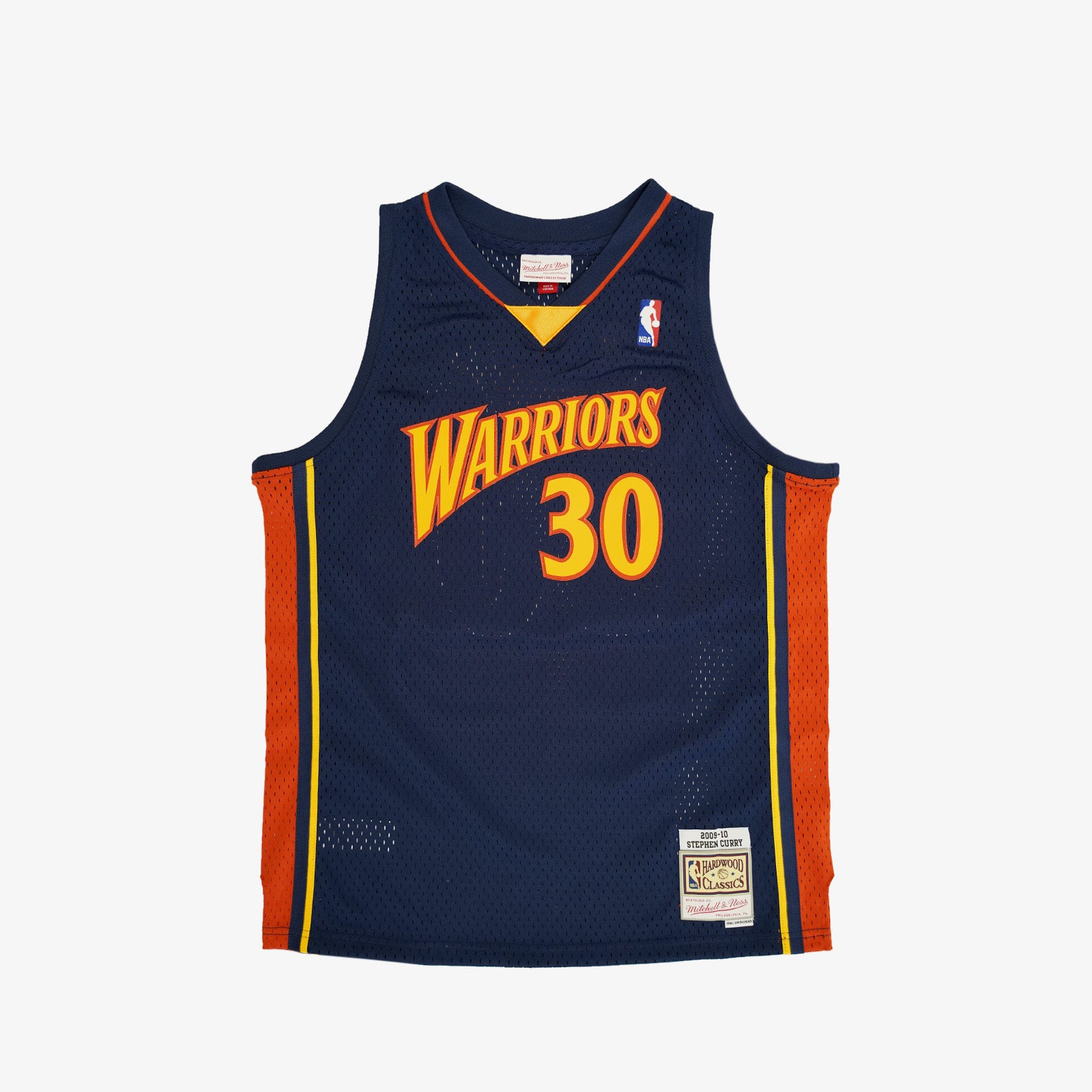 Golden State Warriors Stephen Curry 2009 - 10 Hardwood Classics Jersey -  Navy - Youth