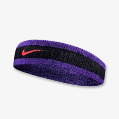 purple nike swoosh headband