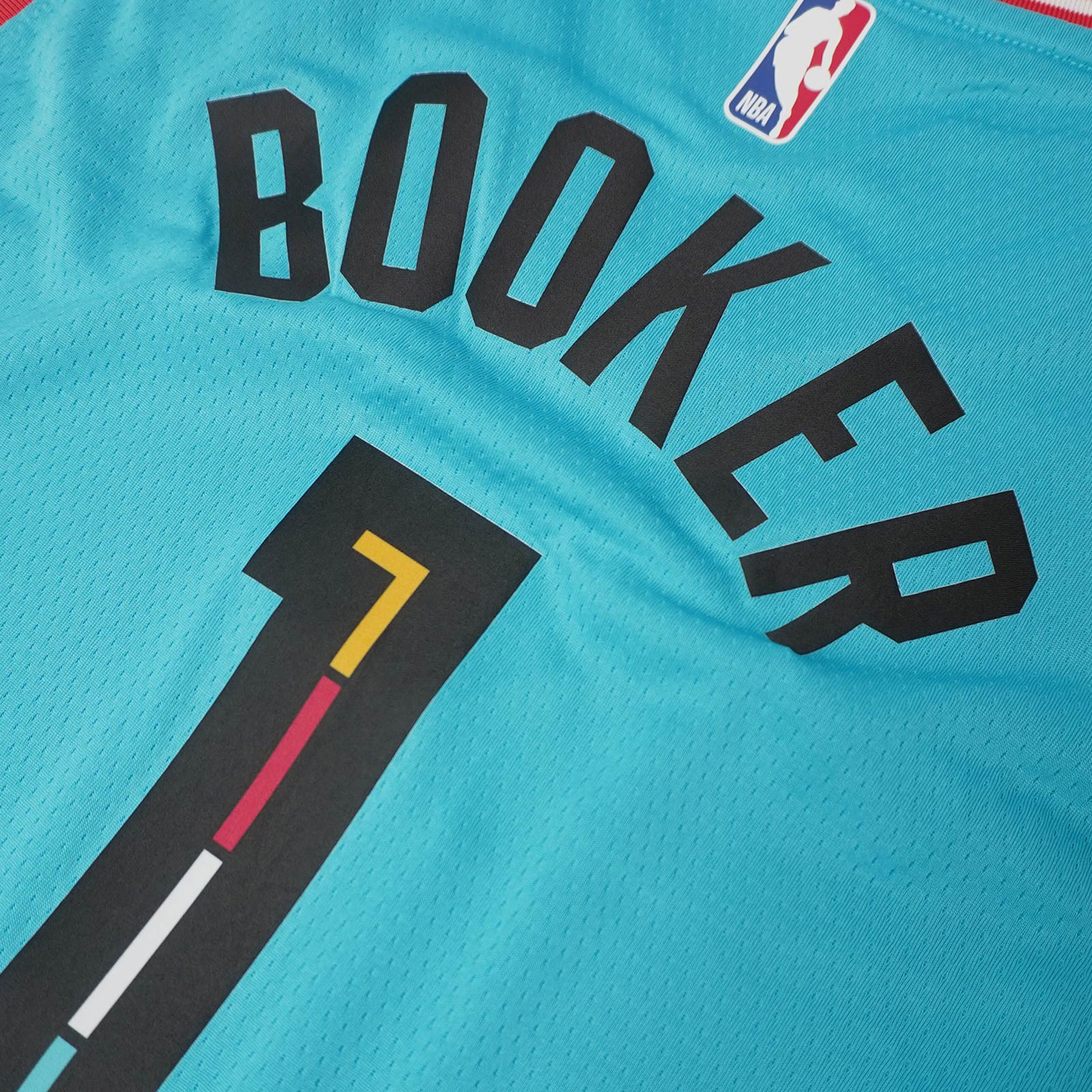 Devin Booker Phoenix Suns 2023 City Edition Swingman Jersey Turquois Throwback 