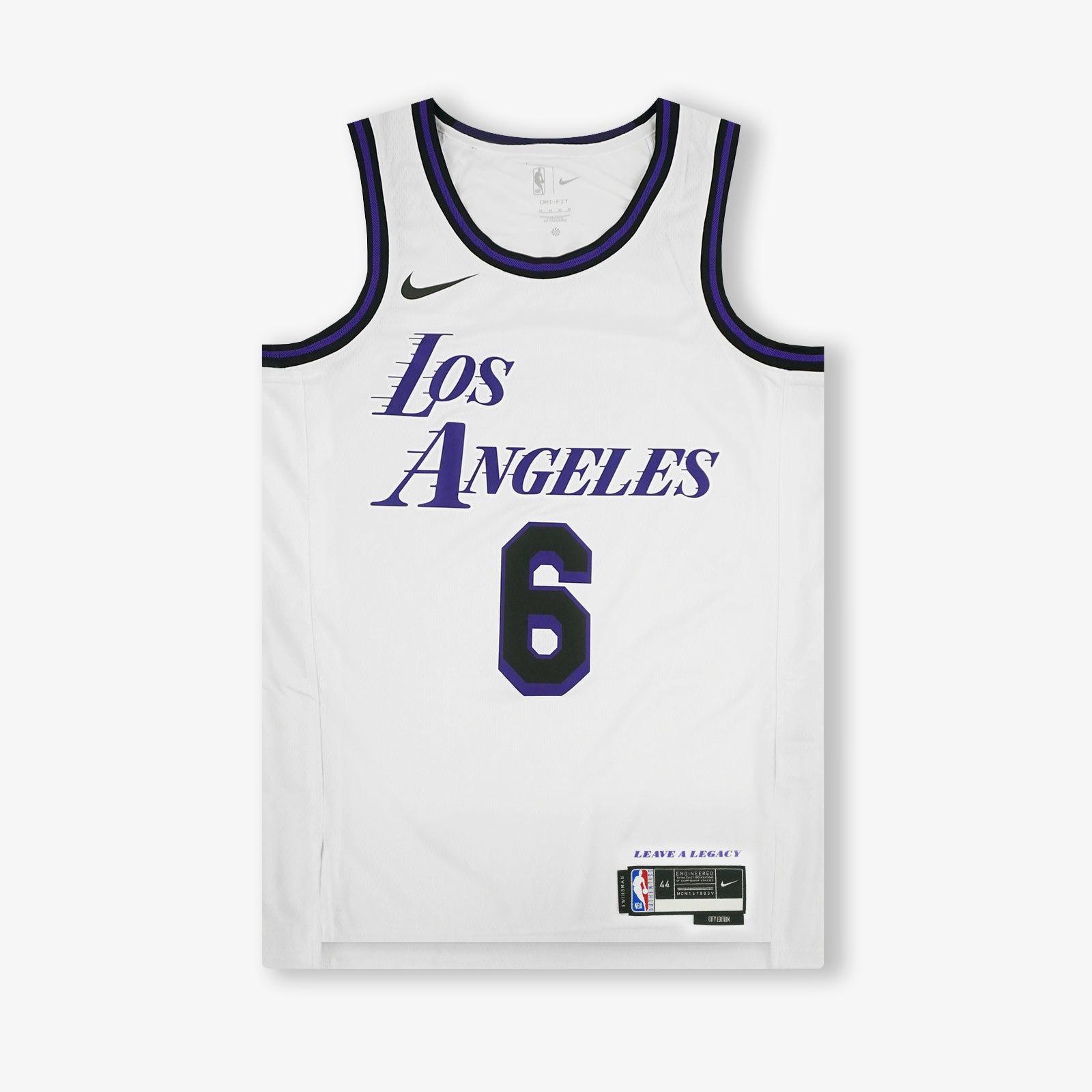 Pino gris Parche LeBron James Los Angeles Lakers 2023 City Edition Swingman Jersey - Wh -  Throwback