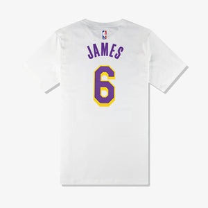 Los Angeles Lakers Nike City Edtion Name & Number T-Shirt - LeBron