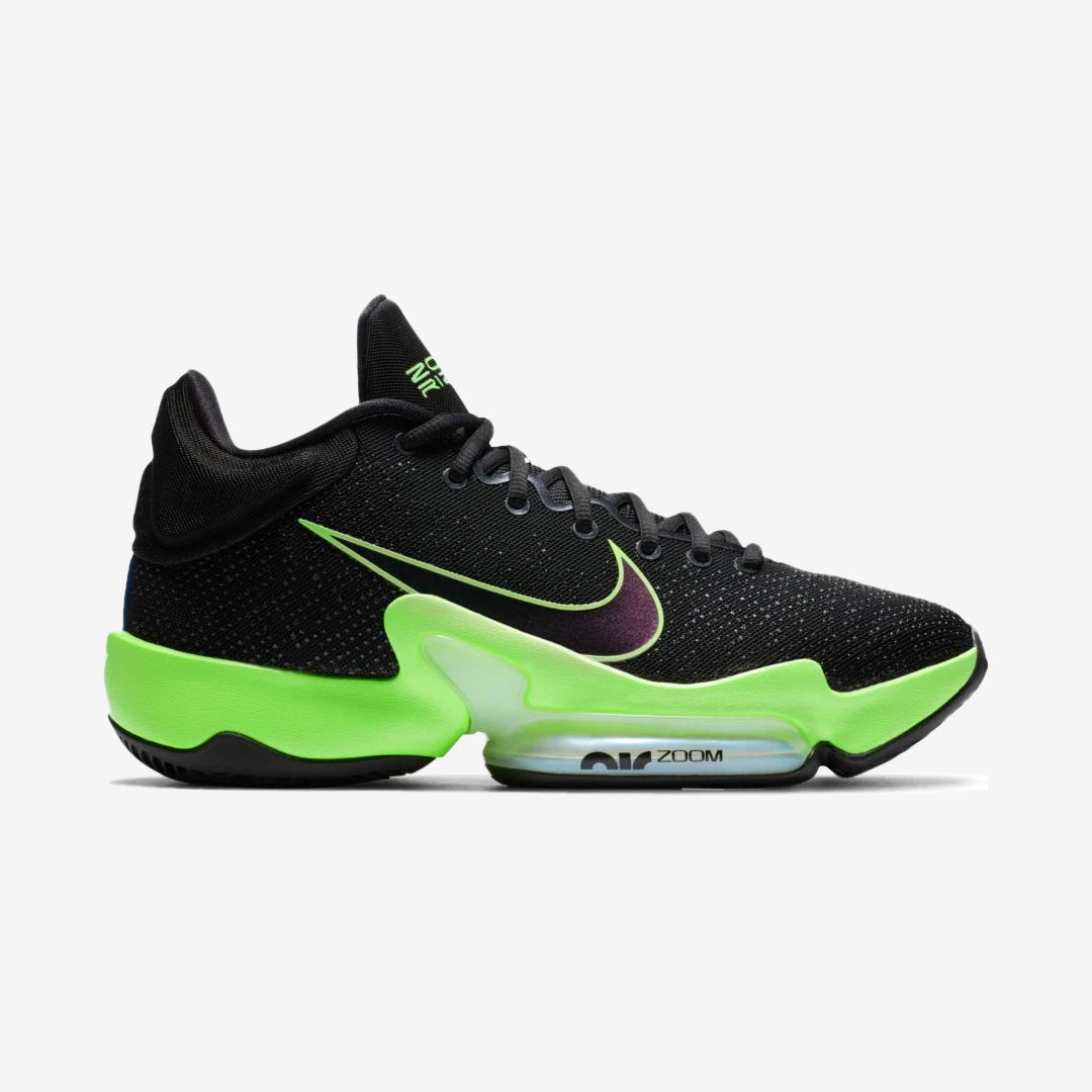 nike zoom black and green