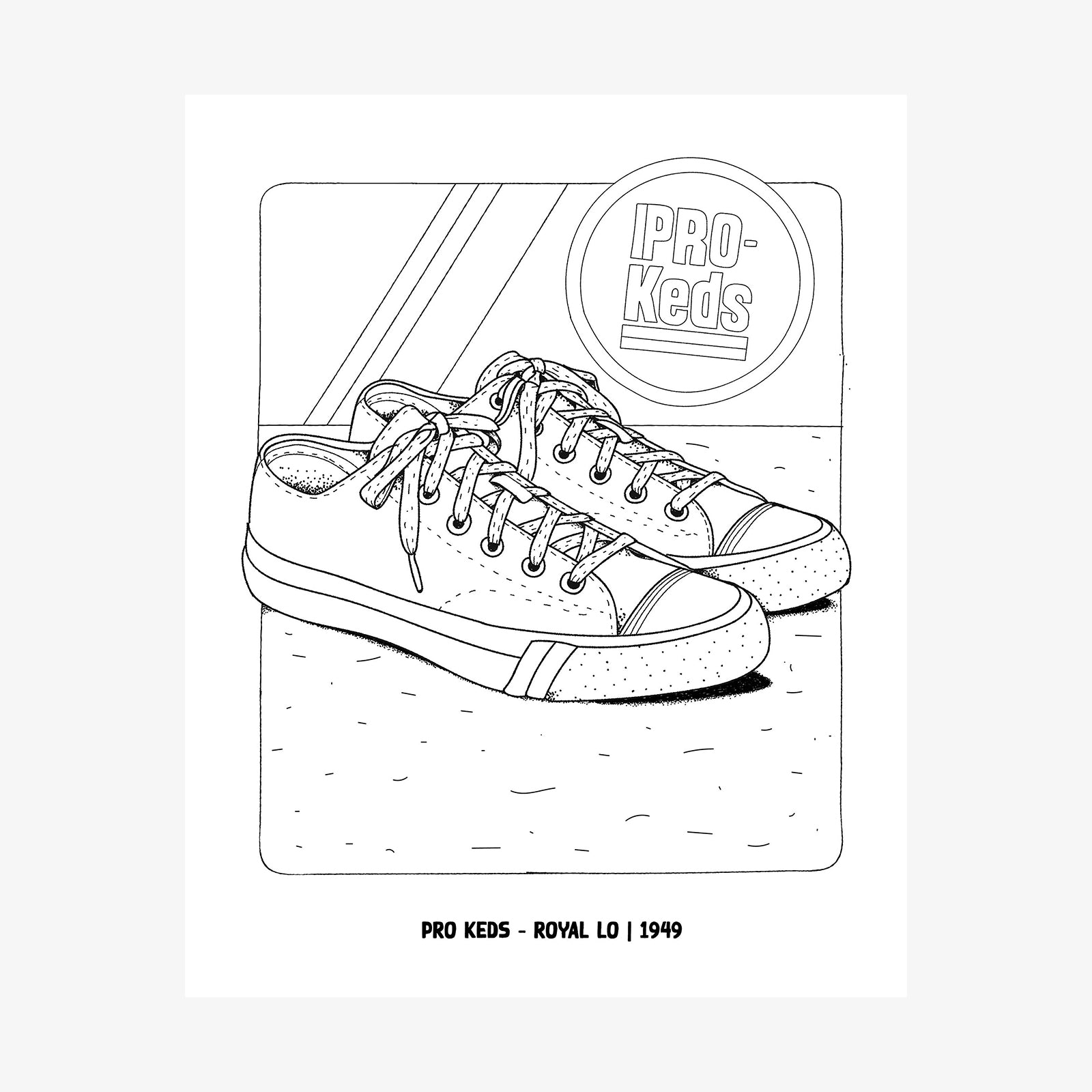 the sneaker colouring book