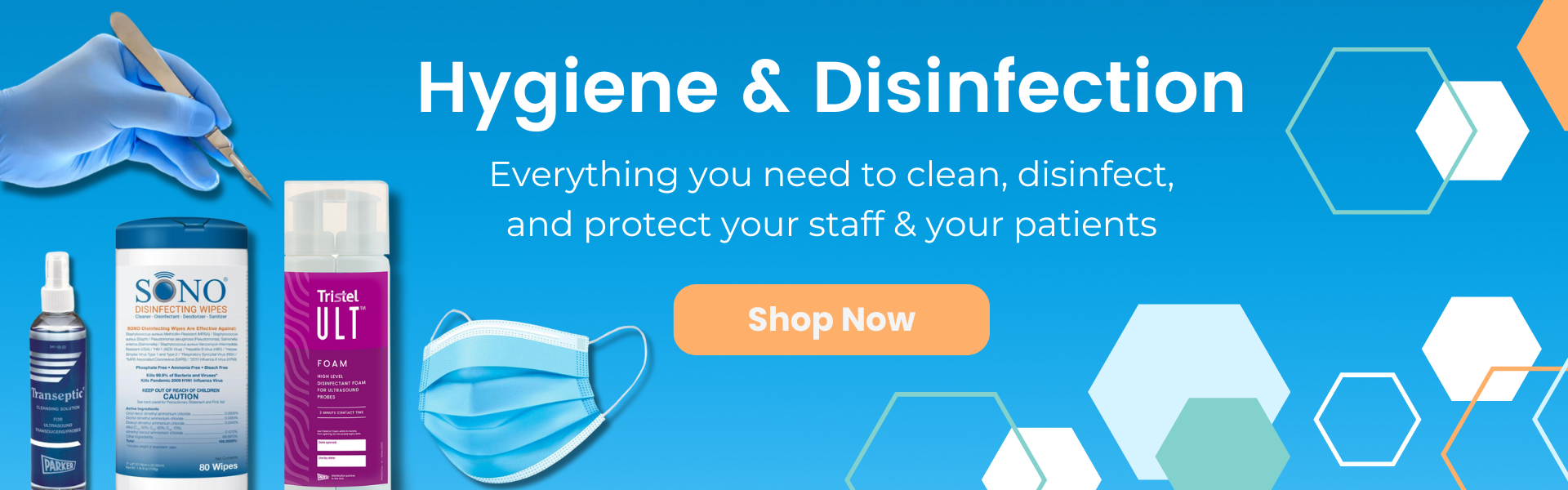 Discover our extensive range for hygiene and disinfection - EDM