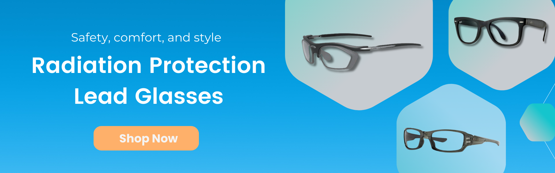 Safety, comfort, and style - Radiation protection lead glasses