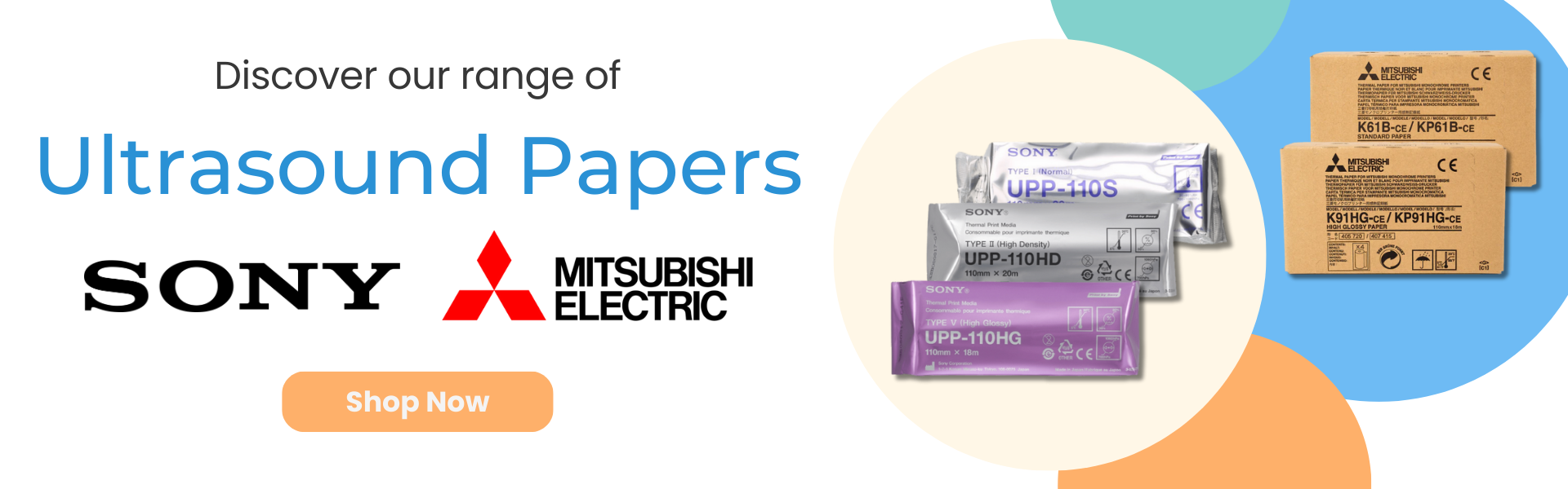 Running low on ultrasound papers? Discover our range of Sony and Mitsubishi papers