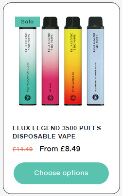 Elux Legend 3500 Puffs Disposable Vape!