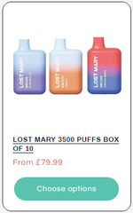 Lost Mary 3500 Puffs Box of 10