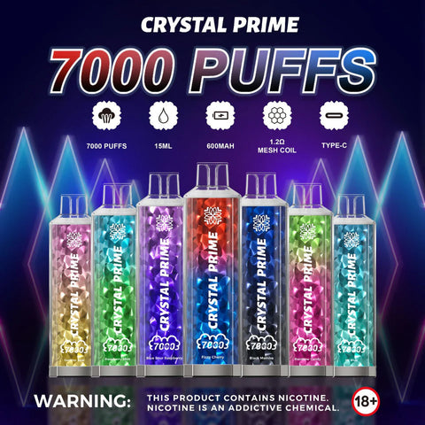 Where to Buy Crystal Prime 7000 Puffs Vapes in Denmark?