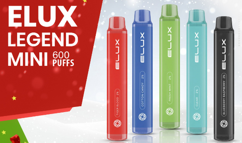 elux legend mini 600 puffs disposable vape