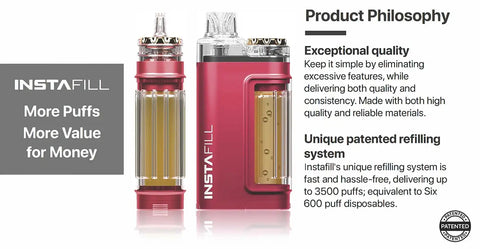 Instafill 3500 Puffs Disposable Vape UK