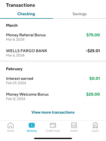 March 2024 SoFi Cash Rewards Proof