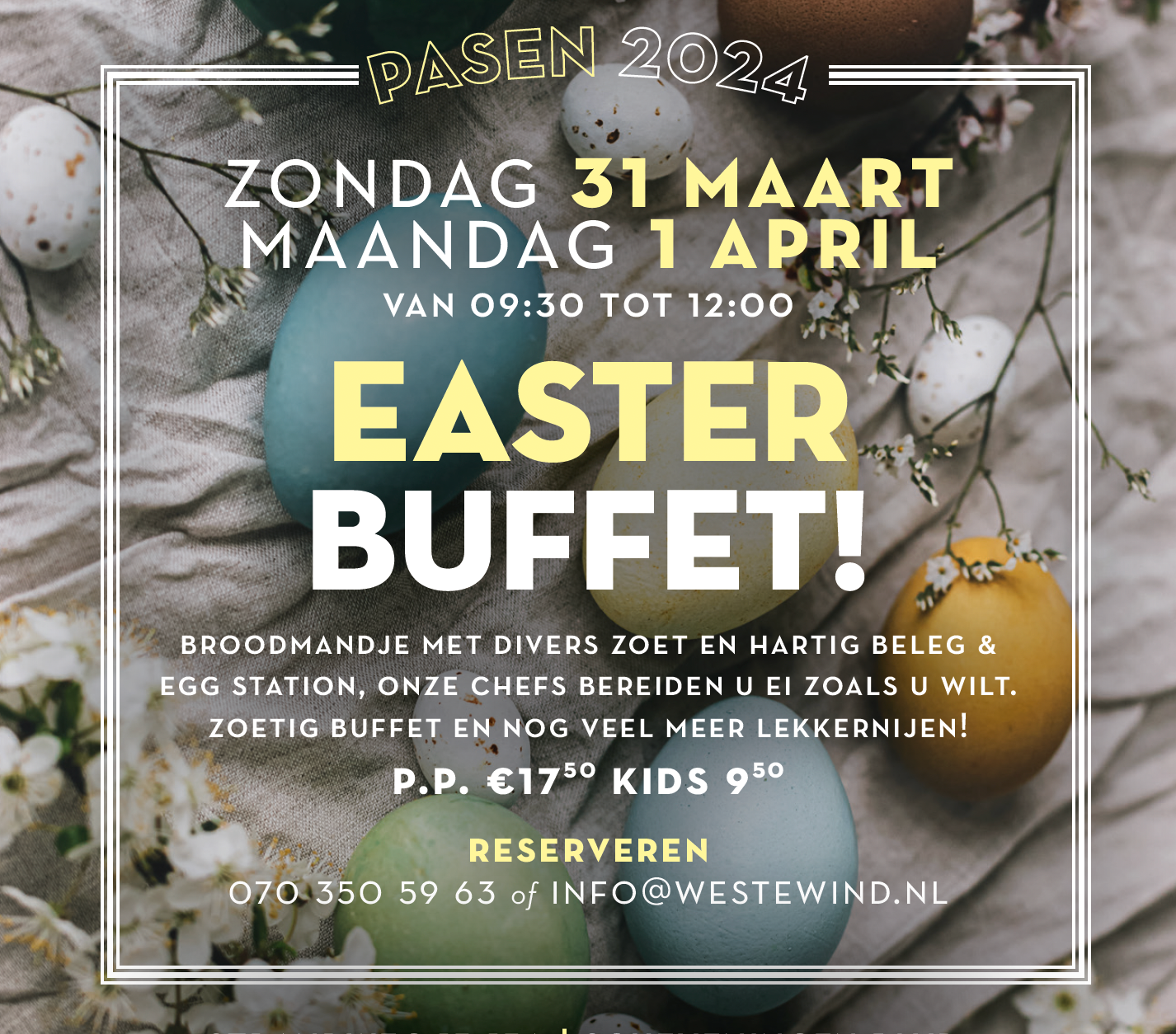 Pasen ontbijtbuffet