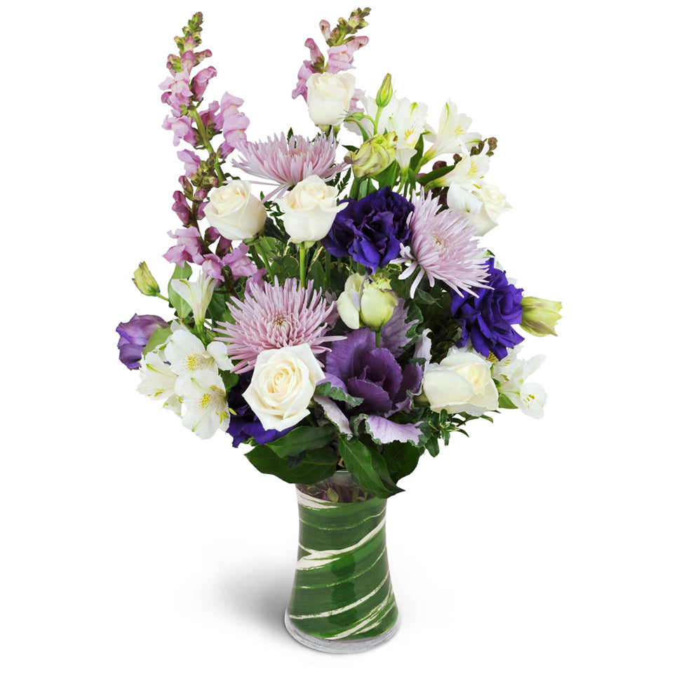 fuji purple white Bouquet　造花ブーケアーティシャルフラワーブーケ