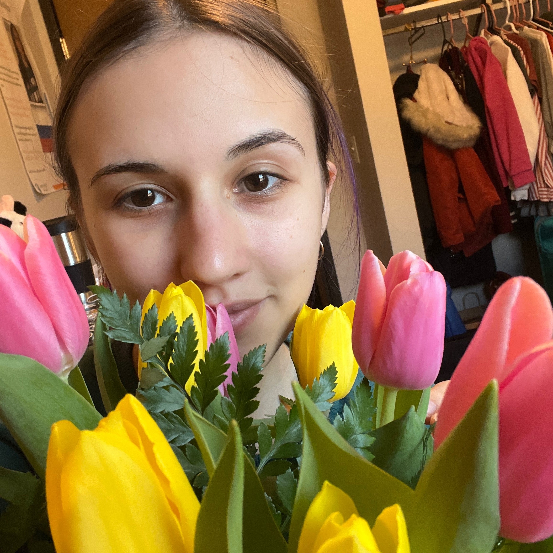 Appreciative photo submission from the recipient for Perfect Pink Tulips™