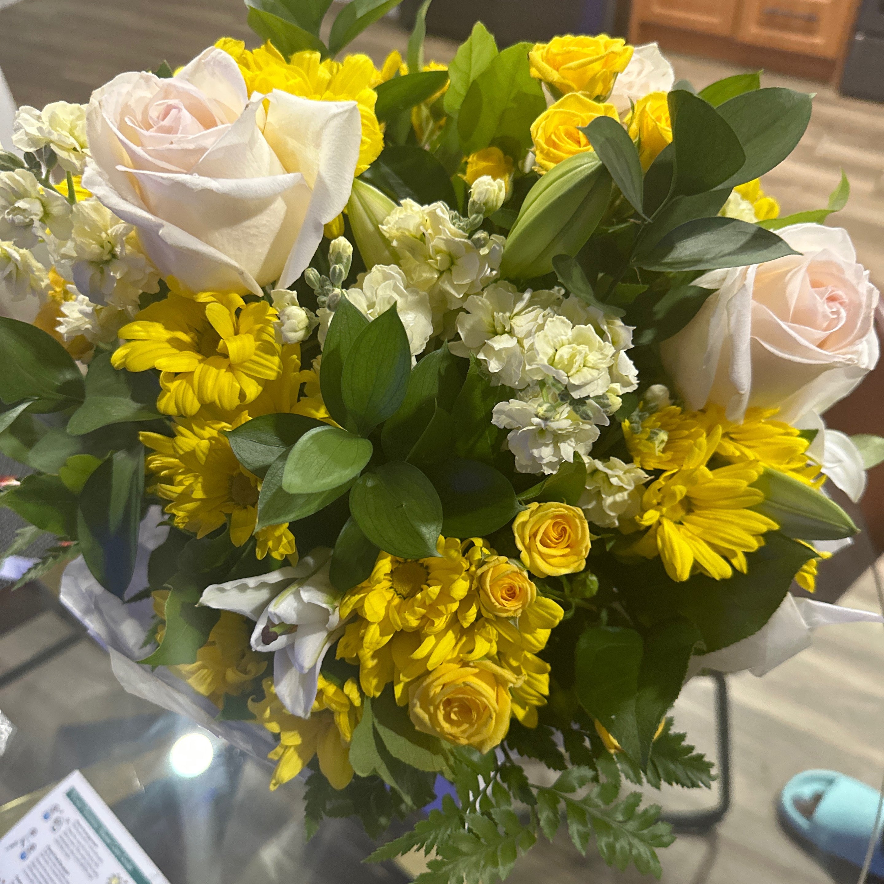 Submitted image of a grateful recipient for Smile a Mile Daisy Vase™