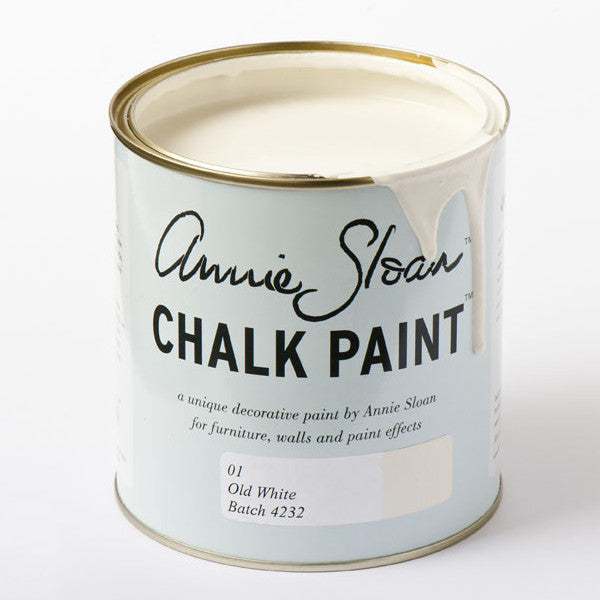 annie sloan chalk paint old white